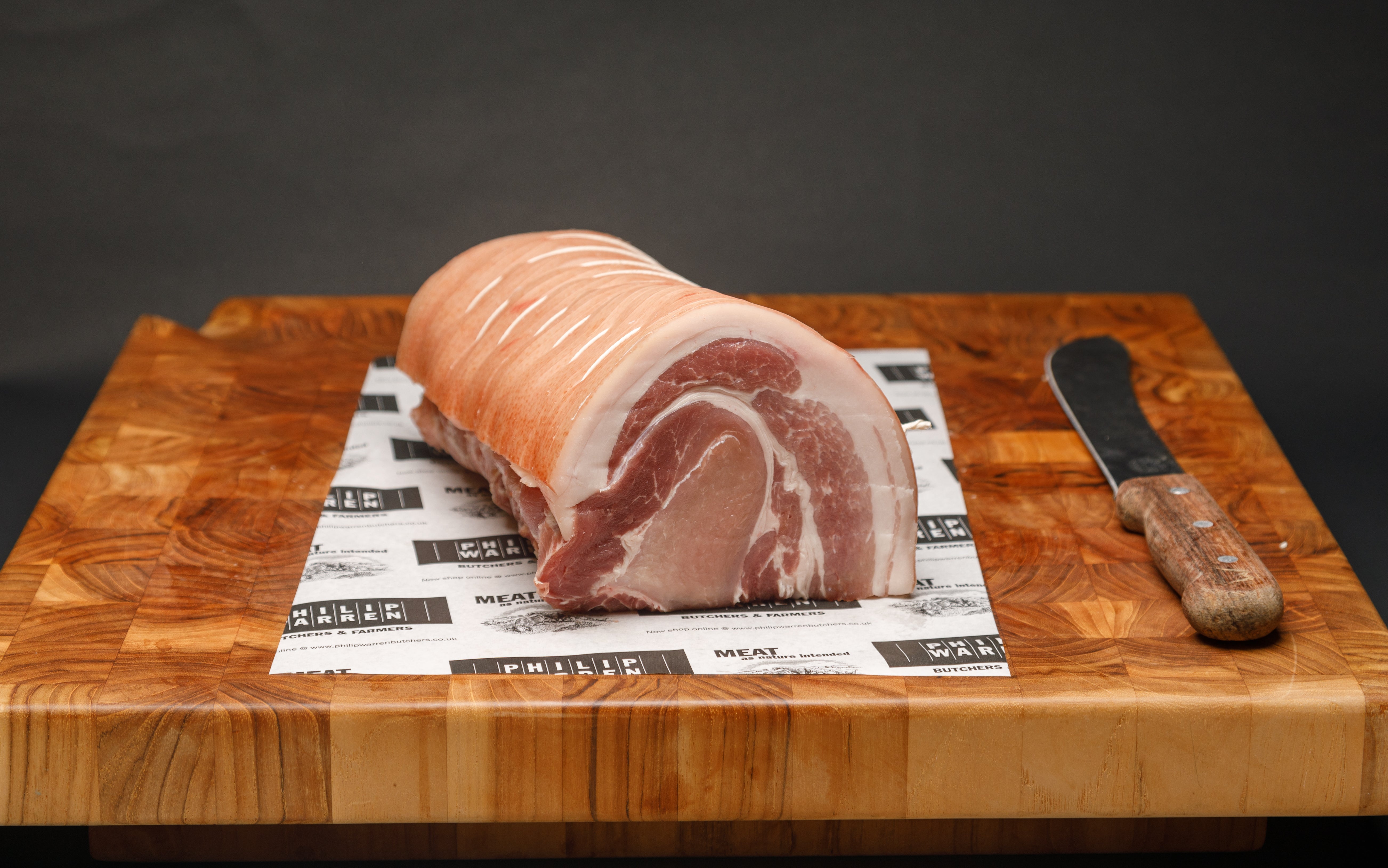 Rolled loin of pork