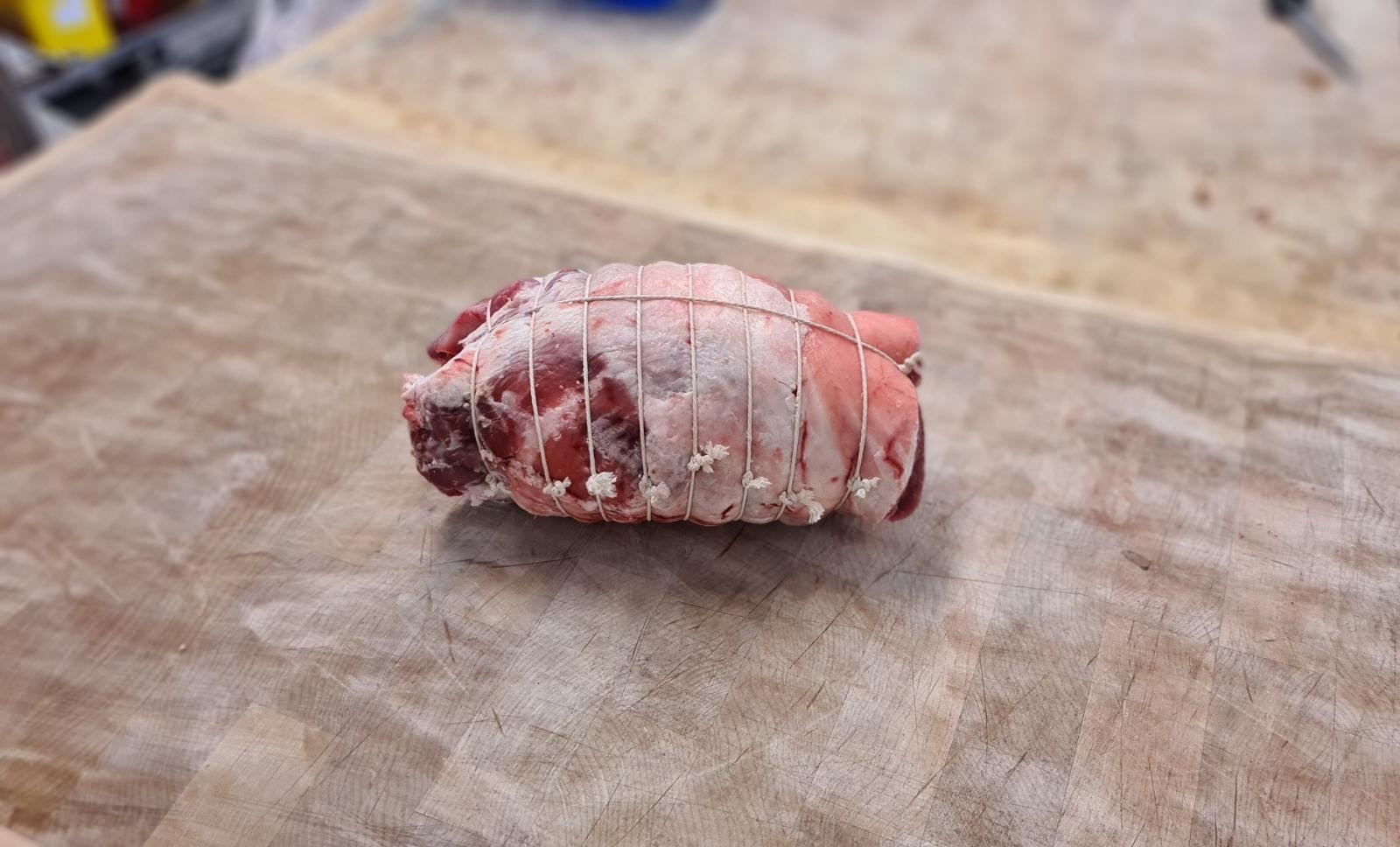Whole boned and rolled shoulder of lamb
